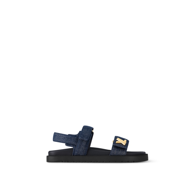 LV Sunset Flat Comfort Sandal - Image 4